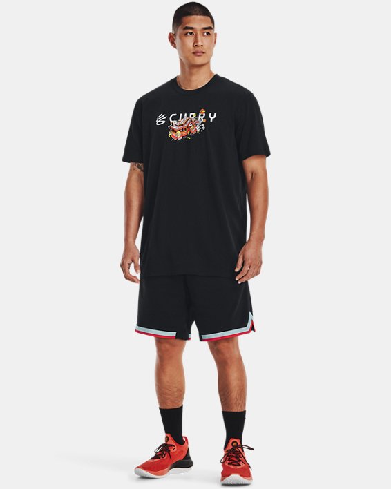 Men's Curry Trolly Heavyweight Short Sleeve in Black image number 2